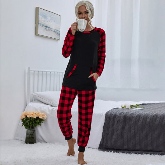 Conjunto de Casa Cuadros para Mujer - Pijama Holgado Cómodo - Image 8