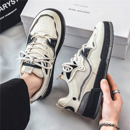 Tenis Bajos Cómodos de Malla Estilo Casual Coreano