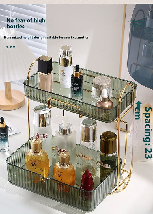 Organizador de Cosméticos y Accesorios de Baño con Estantes Dobles - Image 19