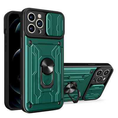 Funda Protectora con Soporte de Tarjeta y Anillo Antideslizante - Image 3