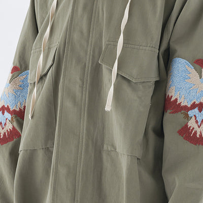 Chaqueta de Trabajo Suelta con Bolsillos - Image 3