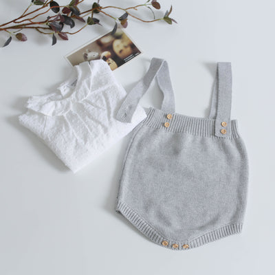 Body de Bebé en Algodón y Lana con Tirantes Ajustables - Image 12
