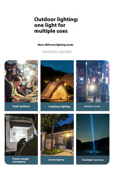 Linterna LED Camping Recargable Multifuncional - Image 11