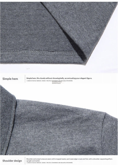 Camisa Manga Larga Clásica para Hombre con Cuello Italiano y Bolsillos Funcionales - Image 13