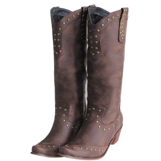 Botas Retro con Tachas para Mujer - Image 7