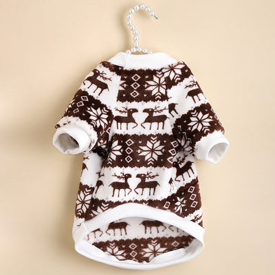 Suéter Navideño para Mascotas - Playera Térmica Acogedora
