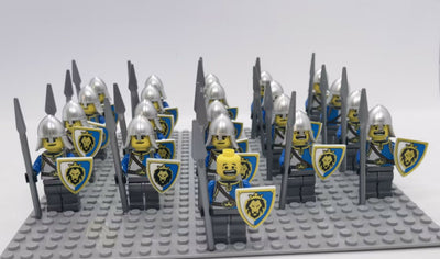 Set de 21 Bloques de Construcción Caballeros Dorados para Niños - Image 2