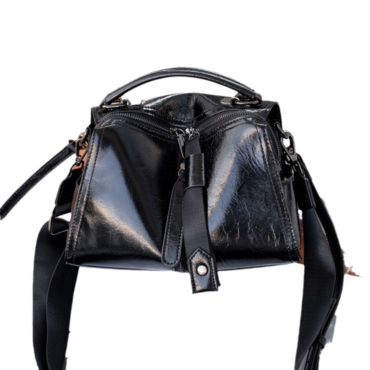 Bolso Bandolera de Cuero Curtido al Óleo para Mujer - Diseño Elegante y Sofisticado - Image 2
