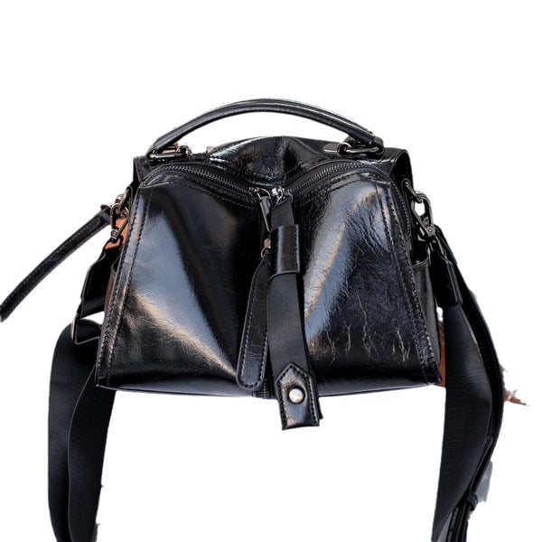 Bolso Bandolera de Cuero Curtido al Óleo para Mujer - Diseño Elegante y Sofisticado
