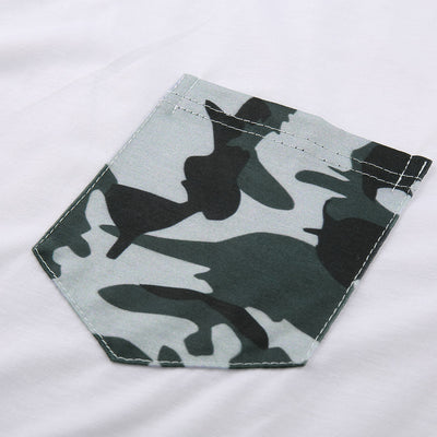 Remera Casual Hombre Cuello Redondo Camuflaje y Colores Lisos - Image 4