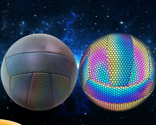 Balón de Voleibol Reflectante de Cuero Suave para Exámenes de Ingreso a Secundaria - Image 3