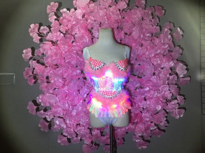 Traje de Presentación con Alas Luminiscentes LED - Image 3