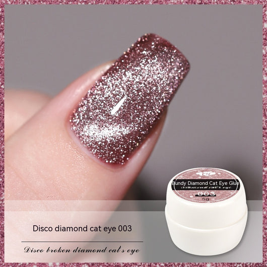Esmalte de Uñas Gel Ojo de Gato Reflectante con Efecto Diamante - Image 5