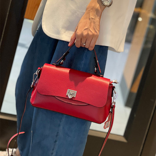 Bolso Bandolera de Cuero Suave para Mujer - Capacidad Extra Grande - Image 11