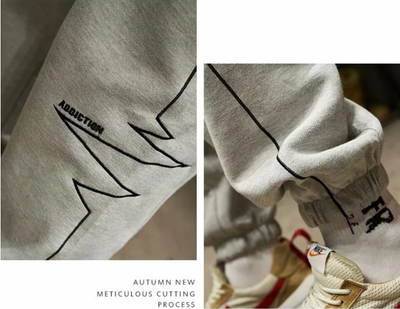 Pantalones Deportivos Hombre Cintura Elástica con Franjas Laterales - Image 9