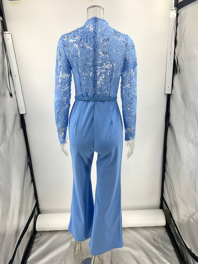 Jumpsuit de Encaje Elegante con Flecos para Mujer - Image 15