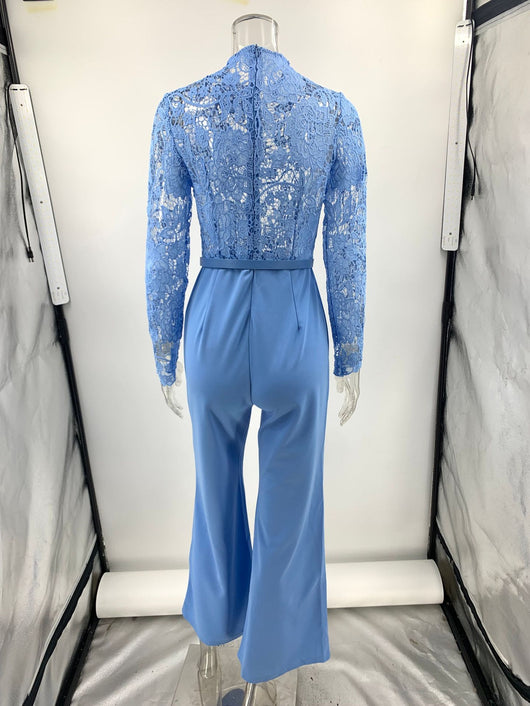 Jumpsuit de Encaje Elegante con Flecos para Mujer - Image 15