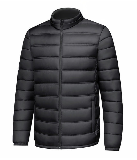 Chaqueta Acolchada de Algodón con Cuello Alto y Cierre - Image 8