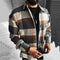 Men's Colorblock Plaid Spring Autumn Shirt