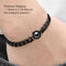 Original Design New Men's Circle M Personalized SteelBlack Bracelet