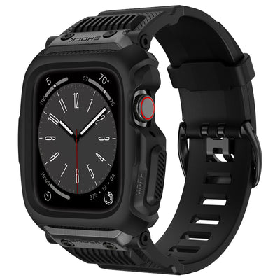 Funda Protectora Apple Watch 45/678 Generaciones Camuflaje con Correa Integrada - Image 9