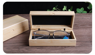 Estuche Organizador de Bambú para Gafas - Caja de Almacenamiento Elegante - Image 10