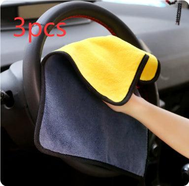 Paño de Microfibra Coral para Limpieza de Auto - Doble Cara Absorbente - Image 8