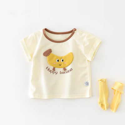 Playera Infantil de Verano con Estampado de Plátano - Image 11