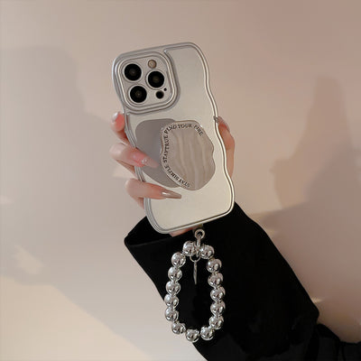 Funda Protectora para Teléfono con Soporte Metálico Plateado - Image 12