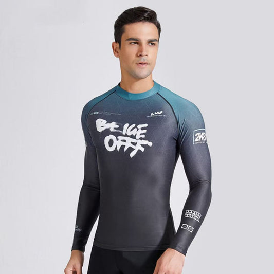 Traje de Baño Manga Larga Secado Rápido para Hombre