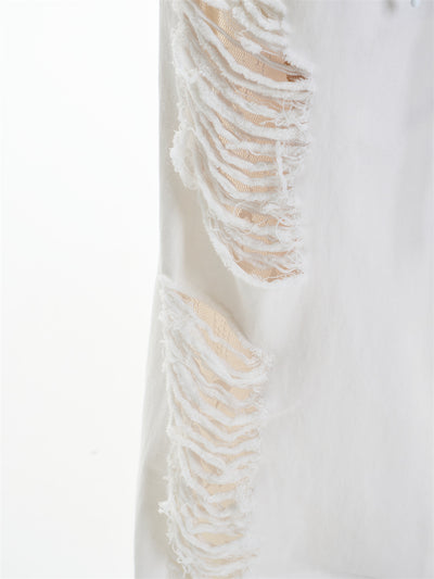 Pantalones Anchos Rotos para Mujer - Diseño Casual Desenfadado - Image 15