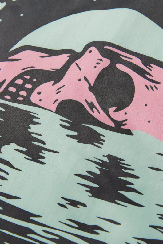 Camisa Suelta con Estampado Calavera y Mano Fantasmal - Image 16