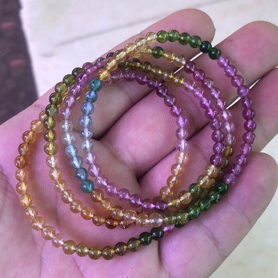 Pulsera de Piedras Preciosas Multicolores con Círculos - Image 9