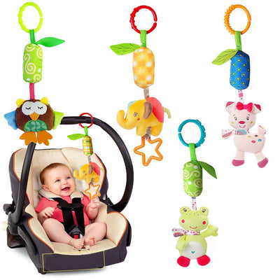 Juguetes Colgantes Suaves para Bebé - Sonajeros de Peluche para Cuna y Carrito - Image 19