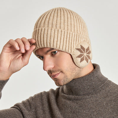 Gorro de Lana Térmico para Hombre con Forro Polar - Invierno Premium