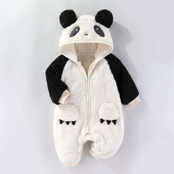 Pijama Térmico para Bebé con Forro de Felpa - Manga Larga Abrigado