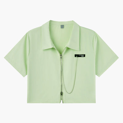 Blusa Suelta Casual de Manga Corta para Mujer - Image 5
