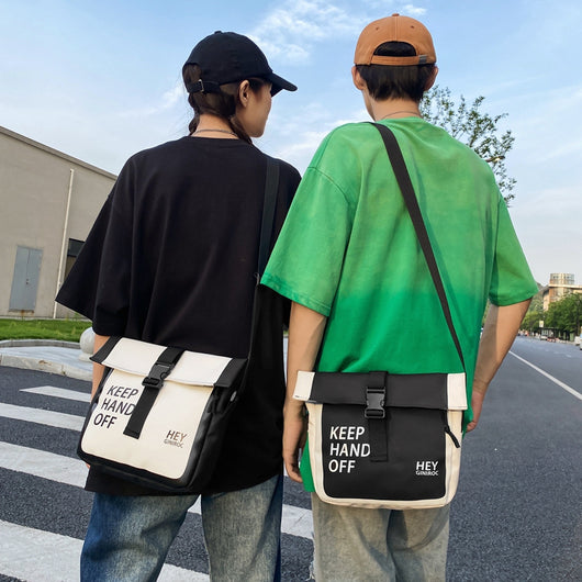Bolsa Crossbody Unisex de Nylon Versátil para Exteriores