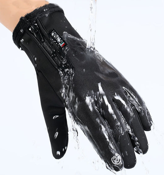 Guantes de Invierno Unisex con Dedos Abatibles, Táctiles e Impermeables para Ciclismo, Pesca y Esquí - Image 15
