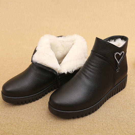 Zapatos Cálidos de Algodón Antideslizantes para Adultos Mayores - Image 18