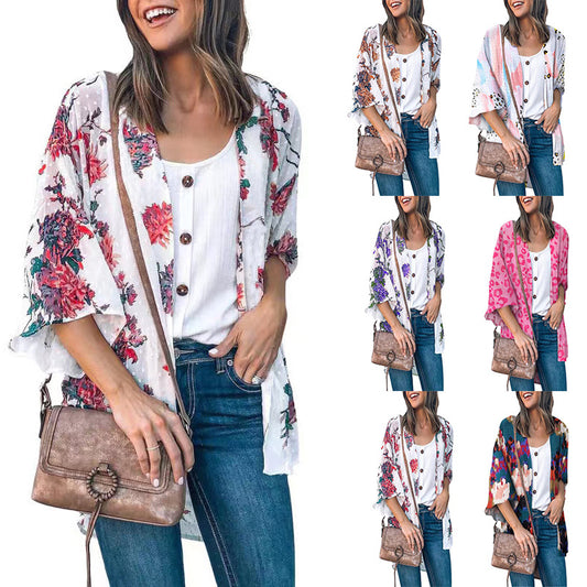 Abrigo Estampado de Moda para Mujer - Image 2