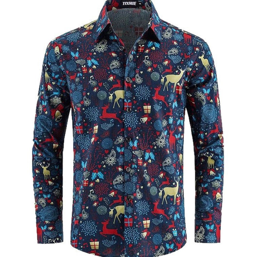 Camisa Manga Larga Estampado Floral para Hombre - Image 5