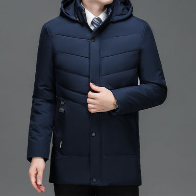 Elegante Abrigo Acolchado de Terciopelo para Invierno - Image 3