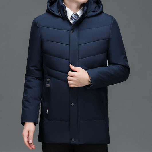 Elegante Abrigo Acolchado de Terciopelo para Invierno - Image 3