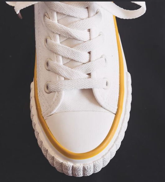 Zapatillas Canvas Altas de Mujer - Diseño Clásico de Color Sólido - Image 8