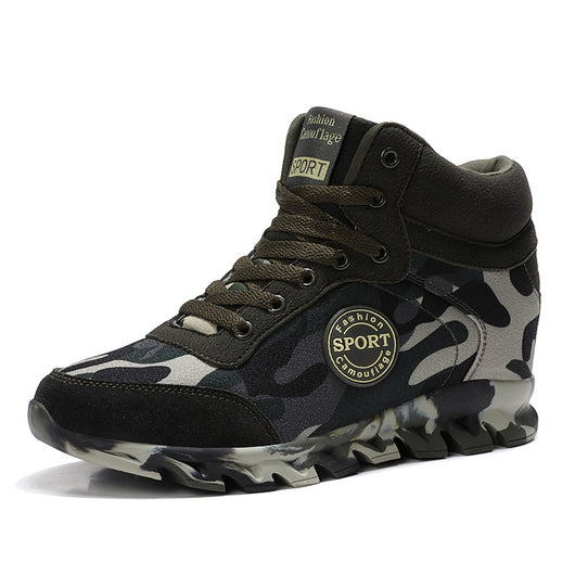 Tenis Casuales con Camuflaje y Plataforma Elevada para Mujer - Image 8