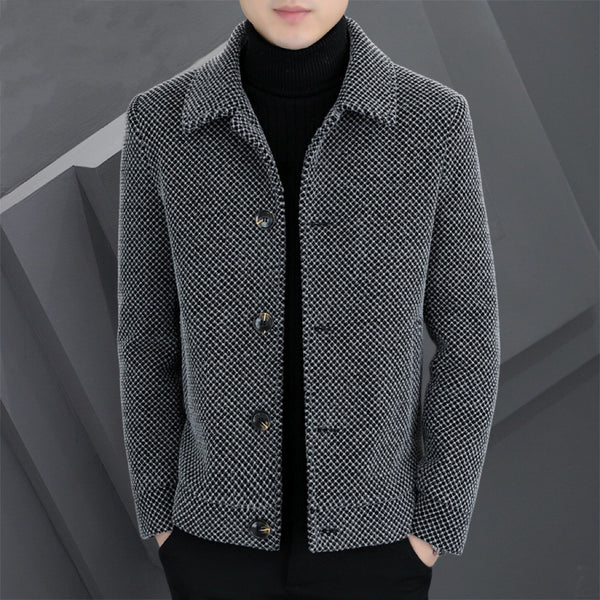 Abrigo Acolchado de Terciopelo para Hombre - Image 11