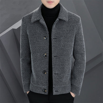 Abrigo Acolchado de Terciopelo para Hombre - Image 11