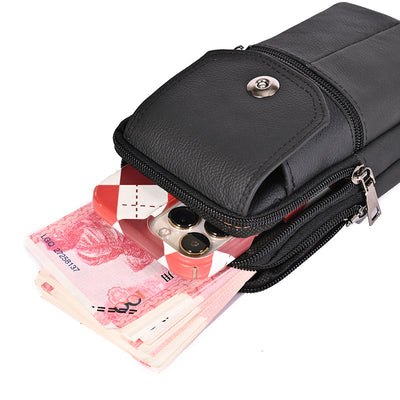 Bolsa de Cintura de Cuero Multifuncional para Hombre - Estilo Outdoor - Image 11