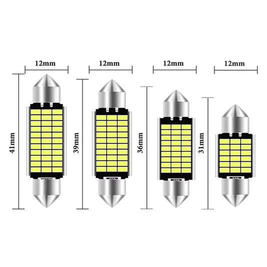 Luz LED Doble para Techo de Auto y Placa Patente - Decodificable - Image 2